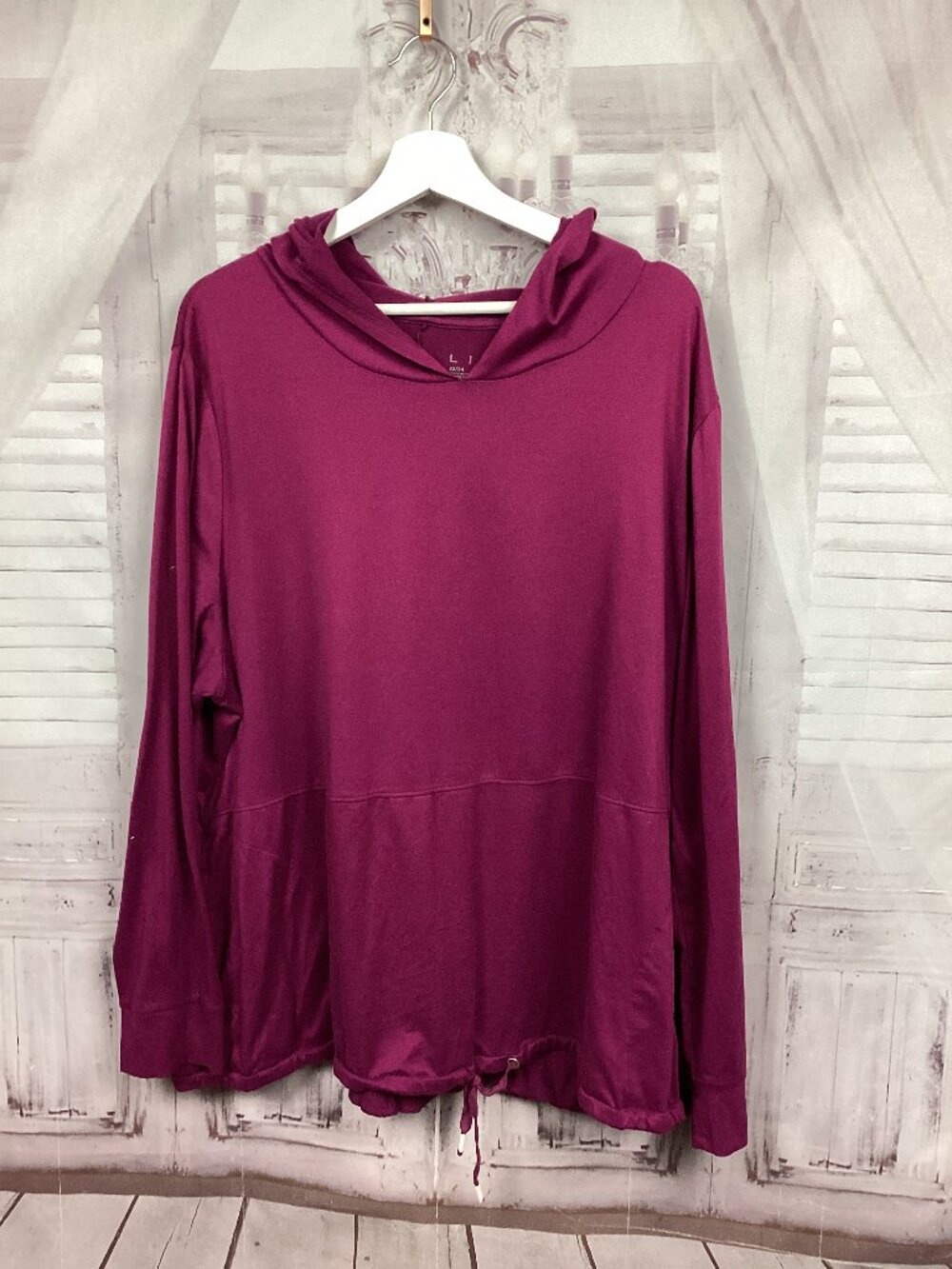 LIVI Fushia Pink Pullover Sweatshirt Hoodie 22/24